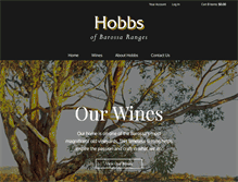 Tablet Screenshot of hobbsvintners.com.au